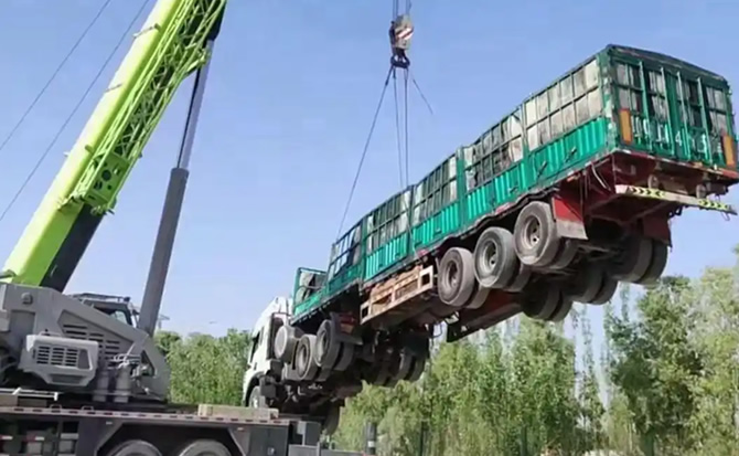 潮安区道路脱困救援案例